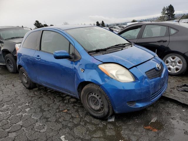 JTDJT923X75056032 - 2007 TOYOTA YARIS BLUE photo 4