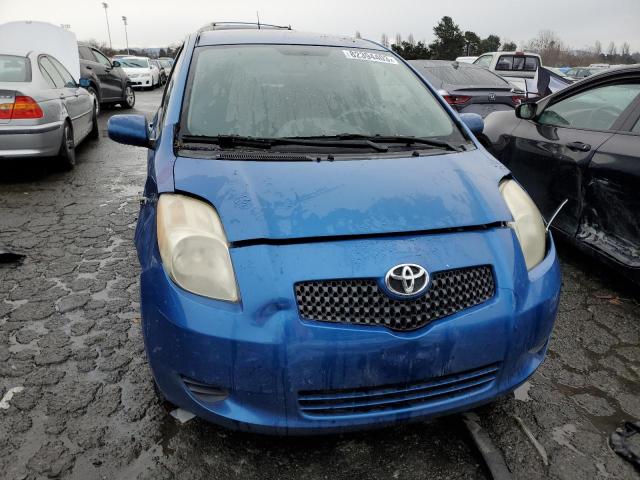 JTDJT923X75056032 - 2007 TOYOTA YARIS BLUE photo 5