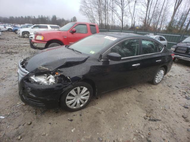 3N1AB7AP1DL771114 - 2013 NISSAN SENTRA S BLACK photo 1