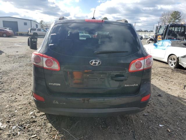 5NMSG3AB1AH346873 - 2010 HYUNDAI SANTA FE GLS BLACK photo 6