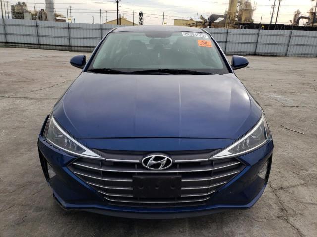 5NPD74LF0KH491535 - 2019 HYUNDAI ELANTRA SE BLUE photo 5