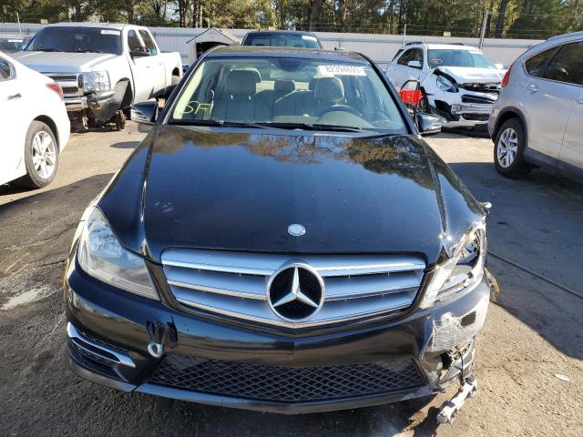 WDDGF4HB4DF998317 - 2013 MERCEDES-BENZ C 250 BLACK photo 5