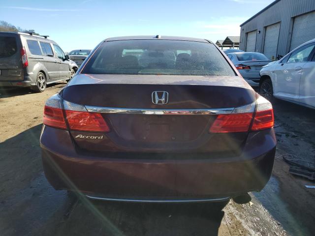 1HGCR2F88EA082607 - 2014 HONDA ACCORD EXL BURGUNDY photo 6