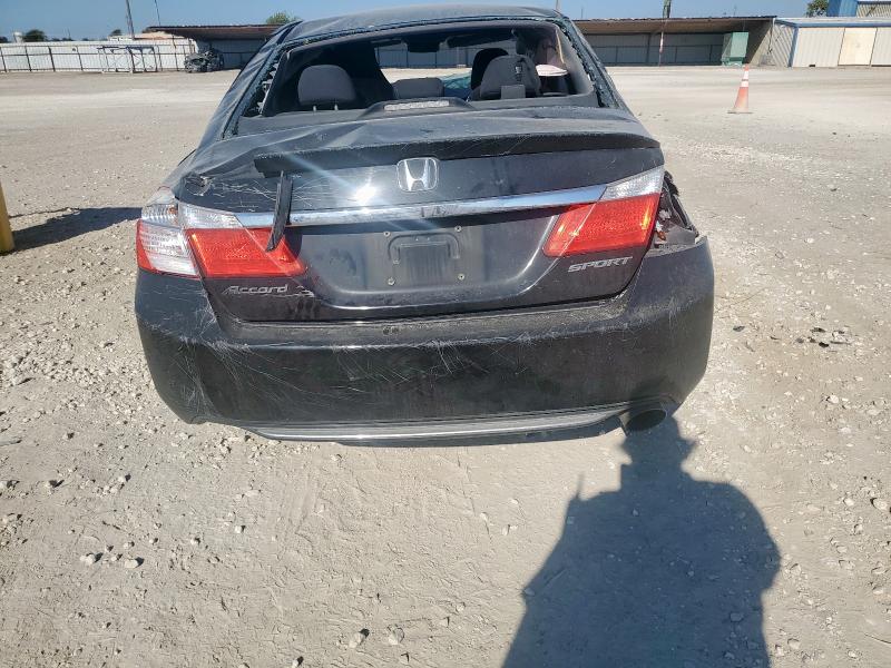 1HGCR2F59EA126023 - 2014 HONDA ACCORD SPORT შავი ფოტო 6