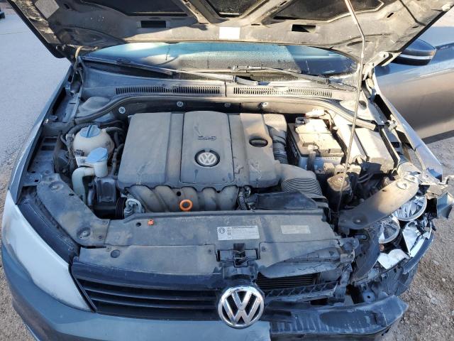 3VWDX7AJ6CM419966 - 2012 VOLKSWAGEN JETTA SE GRAY photo 11