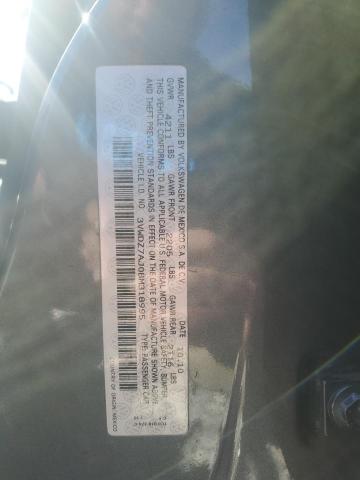 3VWDZ7AJ0BM318995 - 2011 VOLKSWAGEN JETTA SE ნაცრისფერი ფოტო 12