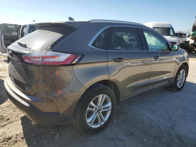 2FMPK4J94KBB69027 - 2019 FORD EDGE SEL BROWN photo 3