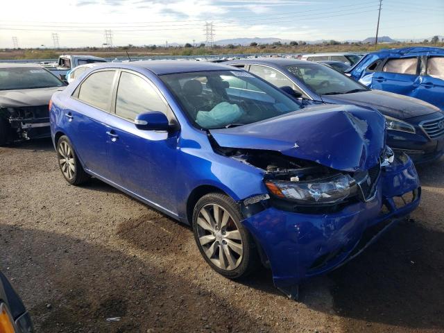 KNAFW4A37A5049609 - 2010 KIA FORTE SX BLUE photo 4