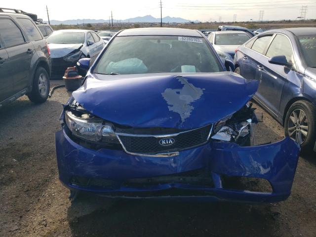 KNAFW4A37A5049609 - 2010 KIA FORTE SX BLUE photo 5