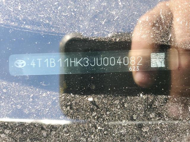 4T1B11HK3JU004082 - 2018 TOYOTA CAMRY L Gümüş foto 13