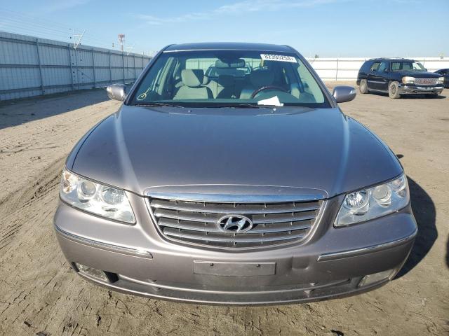 KMHFC46F27A154388 - 2007 HYUNDAI AZERA SE GRAY photo 5