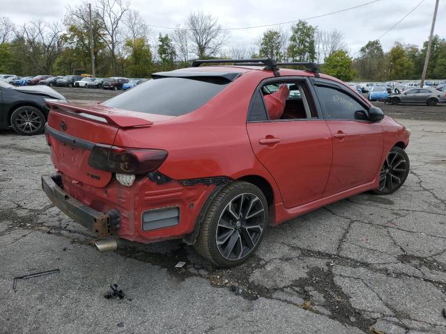 5YFBU4EE2CP053950 - 2012 TOYOTA COROLLA BASE 红色 照片 3