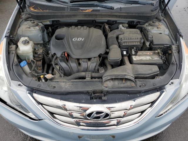 5NPEC4AC0CH336168 - 2012 HYUNDAI SONATA SE SILVER photo 11