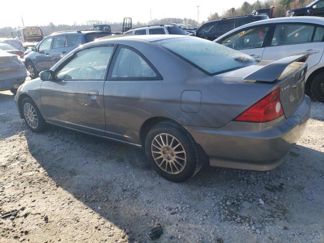 1HGEM22965L013490 - 2005 HONDA CIVIC EX SILVER photo 2