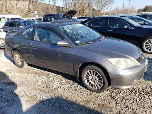 1HGEM22965L013490 - 2005 HONDA CIVIC EX SILVER photo 4