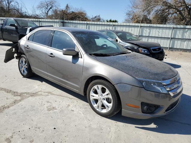 3FAHP0HA3CR446956 - 2012 FORD FUSION SE GRAY photo 4