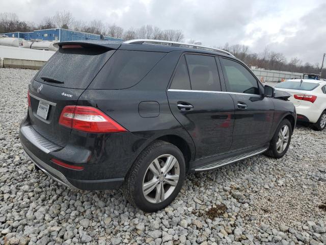 4JGDA5HB2DA120086 - 2013 MERCEDES-BENZ ML 350 4MATIC BLACK photo 3