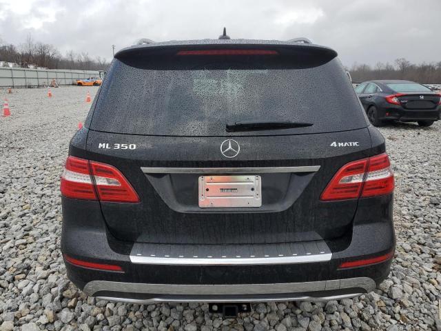 4JGDA5HB2DA120086 - 2013 MERCEDES-BENZ ML 350 4MATIC BLACK photo 6