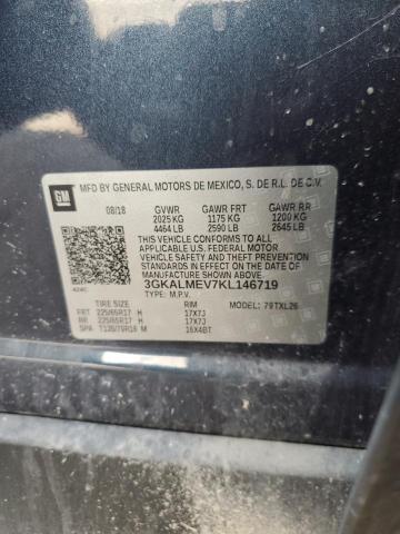3GKALMEV7KL146719 - 2019 GMC TERRAIN SLE Azul foto 13