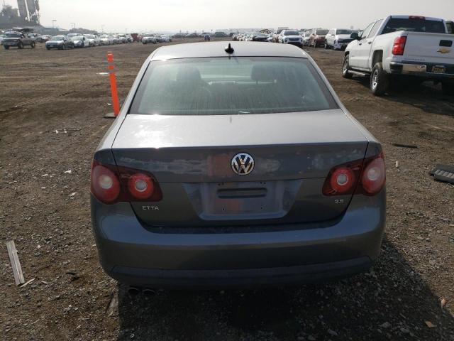 3VWRZ71K78M048249 - 2008 VOLKSWAGEN JETTA SE GRAY photo 6