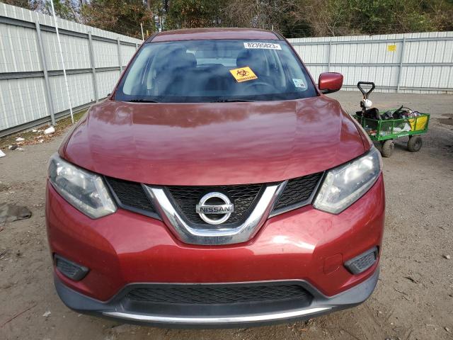 JN8AT2MT3GW001778 - 2016 NISSAN ROGUE S BURGUNDY photo 5