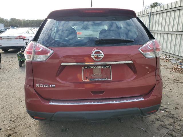 JN8AT2MT3GW001778 - 2016 NISSAN ROGUE S BURGUNDY photo 6