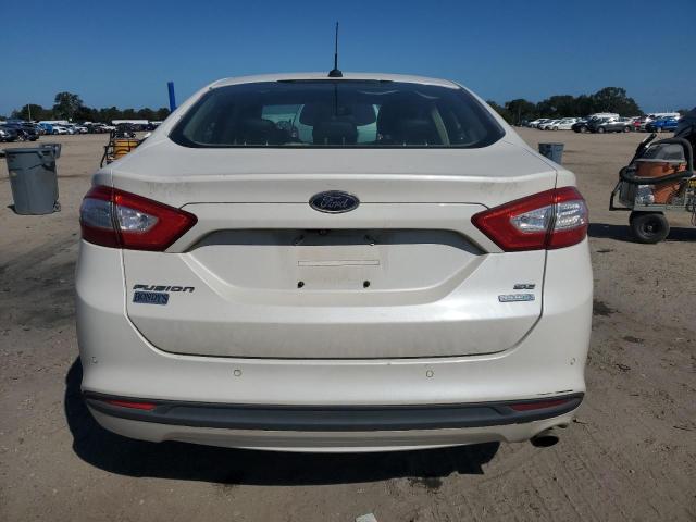 1FA6P0HD0F5119942 - 2015 FORD FUSION SE WHITE photo 6