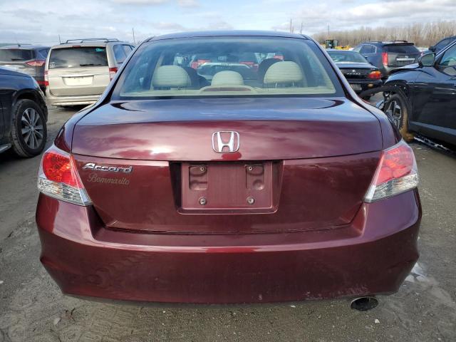 1HGCP2F74AA003828 - 2010 HONDA ACCORD EX BURGUNDY photo 6