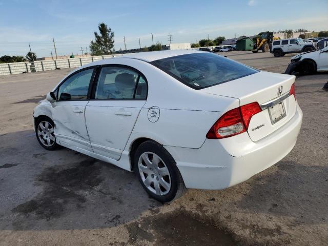 19XFA1F59BE020421 - 2011 HONDA CIVIC LX WHITE photo 2