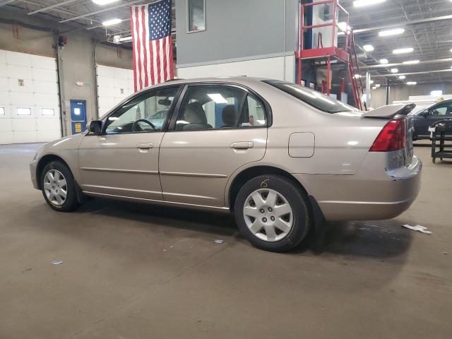 1HGES26711L051296 - 2001 HONDA CIVIC EX 米色 照片 2