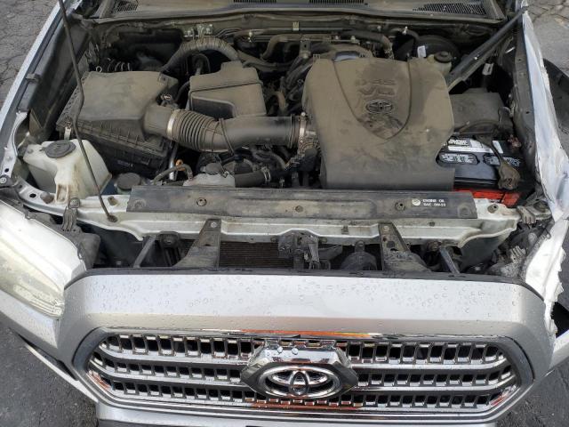 3TMAZ5CN3HM046896 - 2017 TOYOTA TACOMA DOUBLE CAB SILVER photo 11