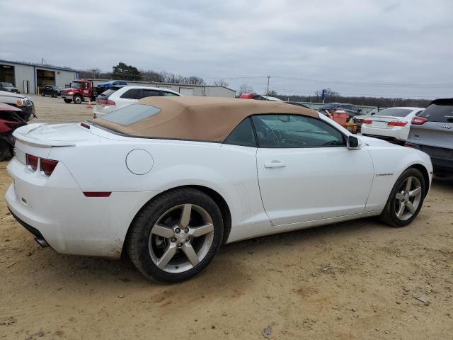 2G1FB3D37C9109892 - 2012 CHEVROLET CAMARO LT WHITE photo 3