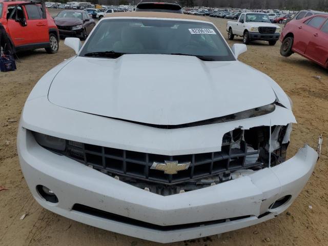 2G1FB3D37C9109892 - 2012 CHEVROLET CAMARO LT WHITE photo 5