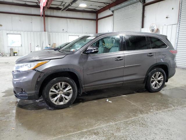 5TDJKRFH6FS204601 - 2015 TOYOTA HIGHLANDER XLE GRAY photo 1