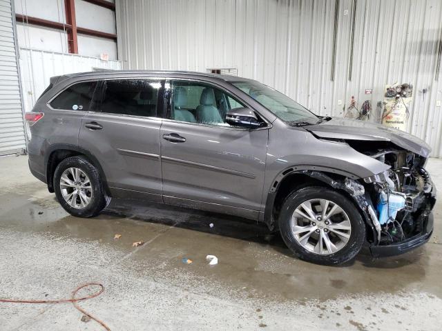 5TDJKRFH6FS204601 - 2015 TOYOTA HIGHLANDER XLE GRAY photo 4