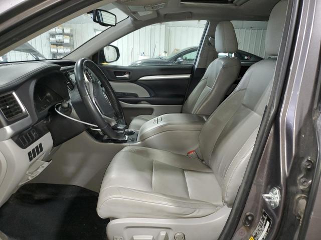 5TDJKRFH6FS204601 - 2015 TOYOTA HIGHLANDER XLE GRAY photo 7