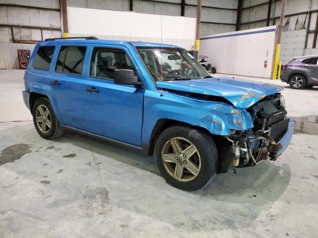 1J8FF28W28D516127 - 2008 JEEP PATRIOT SPORT BLUE photo 4