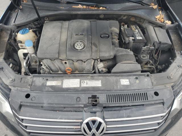 1VWBP7A35DC117158 - 2013 VOLKSWAGEN PASSAT SE BLACK photo 11