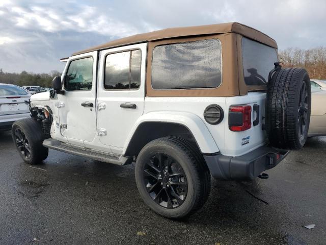 1C4JJXP62MW767243 - 2021 JEEP WRANGLER U SAHARA 4XE WHITE photo 2