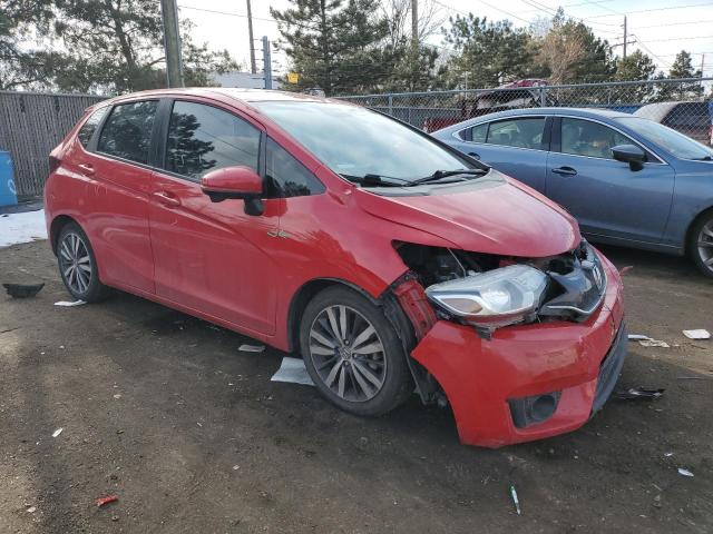 3HGGK5H86FM775877 - 2015 HONDA FIT EX RED photo 4