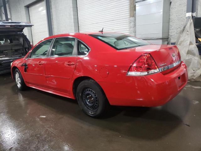 2G1WF5EK0B1263380 - 2011 CHEVROLET IMPALA LS RED photo 2