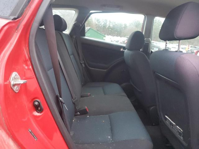 2T1KR32E16C600503 - 2006 TOYOTA COROLLA MA XR RED photo 10