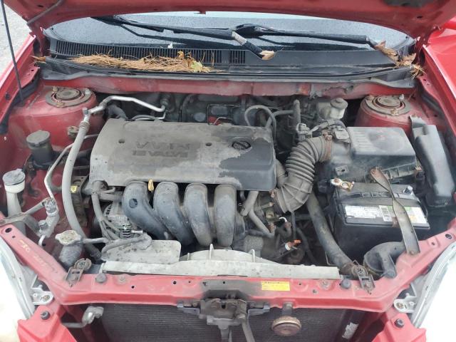 2T1KR32E16C600503 - 2006 TOYOTA COROLLA MA XR RED photo 11