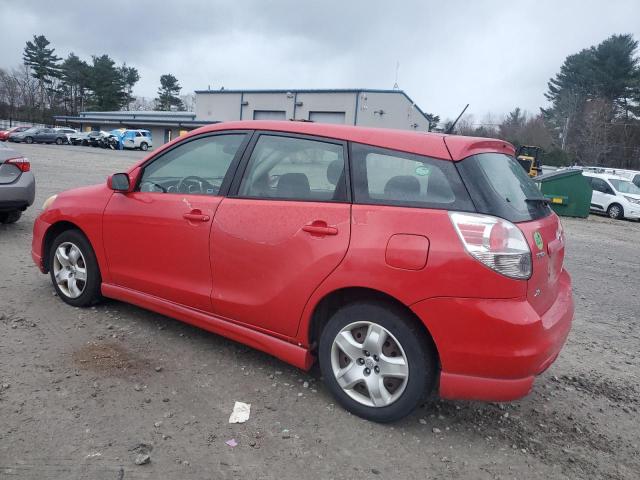 2T1KR32E16C600503 - 2006 TOYOTA COROLLA MA XR RED photo 2