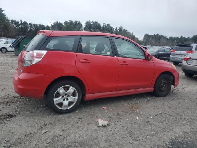 2T1KR32E16C600503 - 2006 TOYOTA COROLLA MA XR RED photo 3