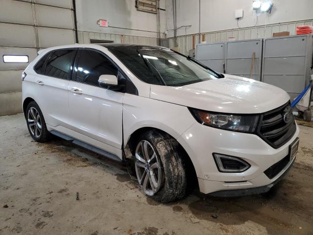 2FMTK4AP1FBB73412 - 2015 FORD EDGE SPORT WHITE photo 4