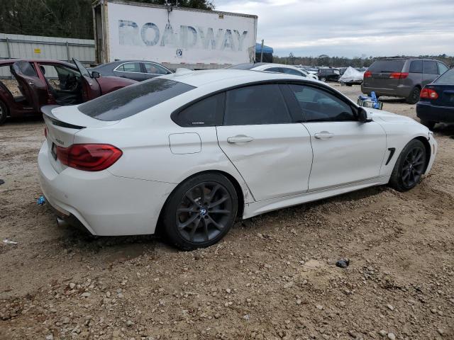 WBA4J5C59KBM66338 - 2019 BMW 440I GRAN COUPE WHITE photo 3