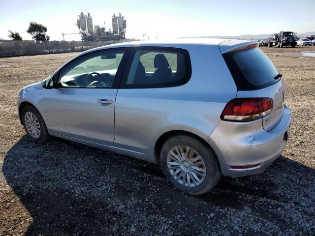 WVWBB7AJ2CW347351 - 2012 VOLKSWAGEN GOLF SILVER photo 2