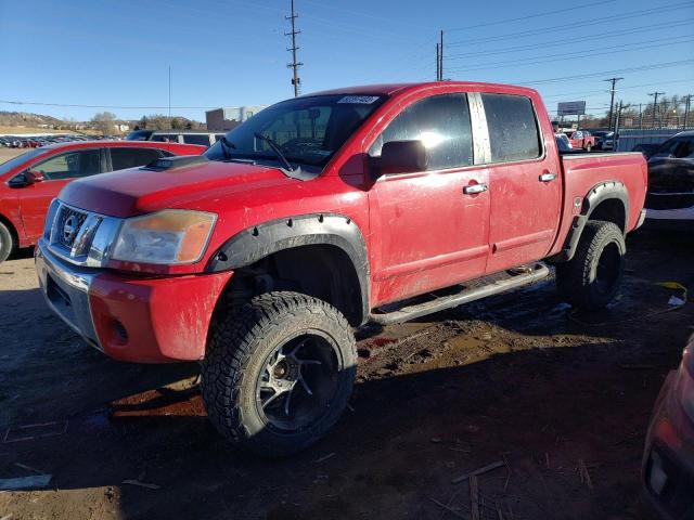 1N6BA0EJ0BN317707 - 2011 NISSAN TITAN S RED photo 1