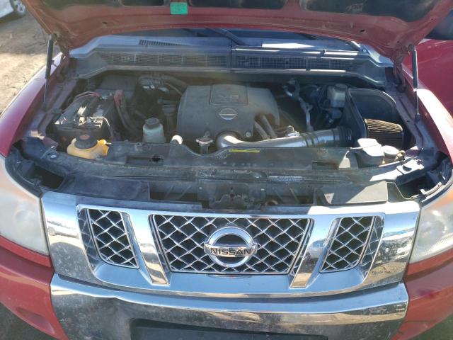 1N6BA0EJ0BN317707 - 2011 NISSAN TITAN S RED photo 11